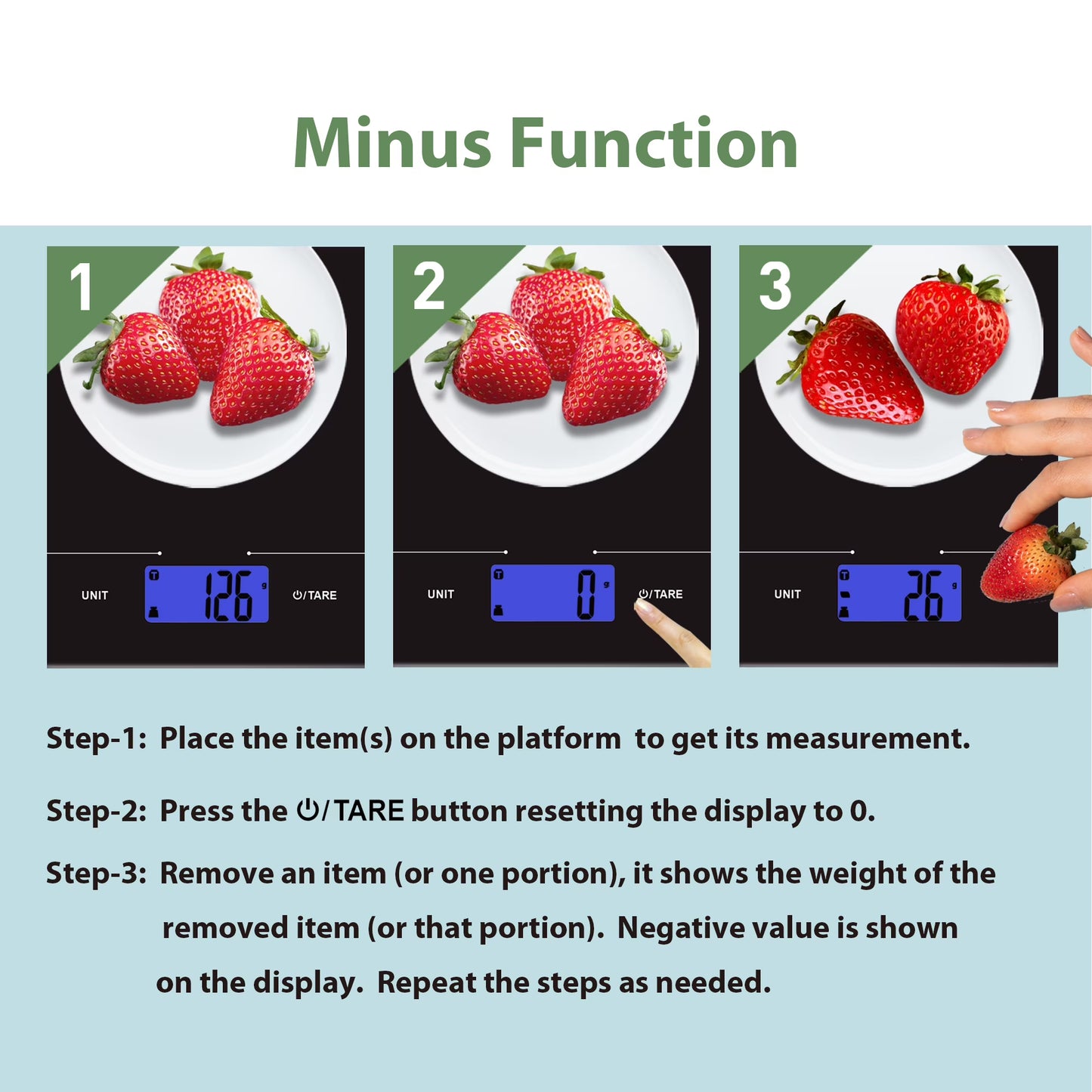 Mainstays Tempered Glass Slimline Digital Scale with Blue Backlit Display, Black