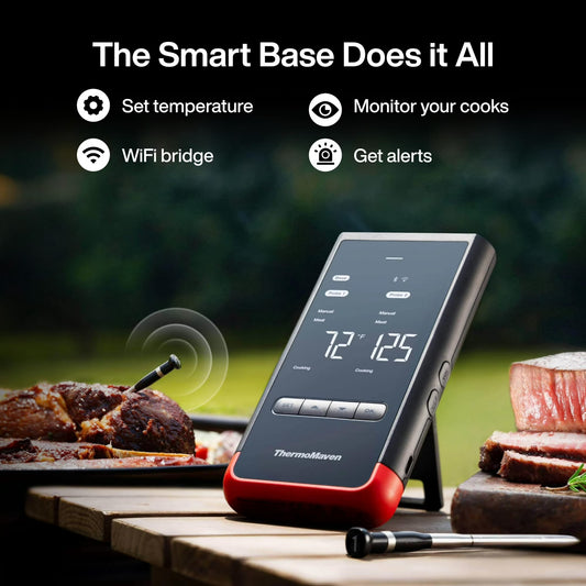 ThermoMaven Wireless Meat Thermometer with WiFi & Bluetooth, 2 Probes