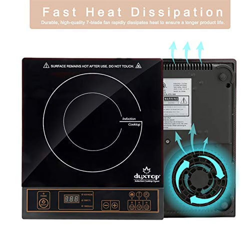 Duxtop 1800W Portable Induction Cooktop Countertop Burner – Gold