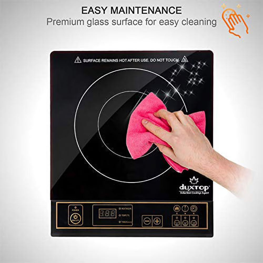 Duxtop 1800W Portable Induction Cooktop Countertop Burner – Gold